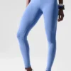 Airbrush Legging med høy midje og Airbrush-effekt – krystallklar blå