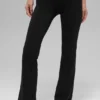 Alo Softsculpt high-waist 7/8 bootcut tights – svart