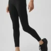 Alo Softsculpt High-Waist 7/8 Tights – svart