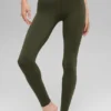 Alo Softsculpt High-Waist Tights – Green Olive