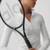 Alo Softsculpt Precision langermet med 1/4 glidelås – hvit