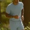 Alo Vapor T-skjorte med rund hals og korte ermer – Desert Sage
