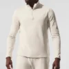 Conquer 1/4 Zip Reform langermet – Bone