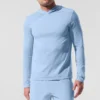 Conquer Reform langermet med hette – Seashell Blue