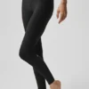 High-Waist Airlift 7/8 Horizon Tight – svart