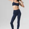 High-Waist Airlift Legging – Navy