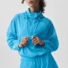 1/4 Zip Go Time-gensere – azurblå
