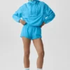 1/4 Zip Go Time-gensere – azurblå
