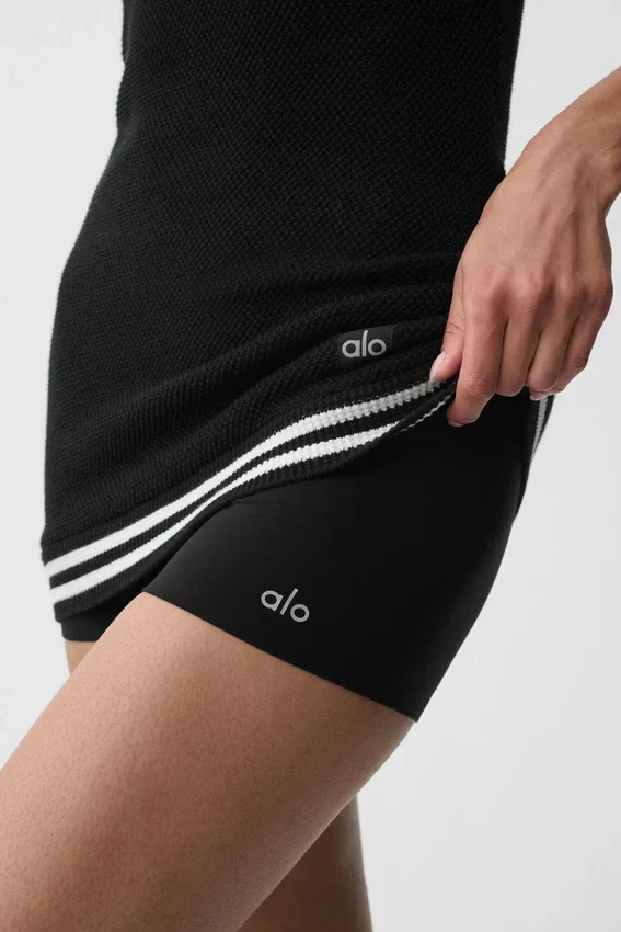 2" Alo Softsculpt Mid-Rise Short – svart