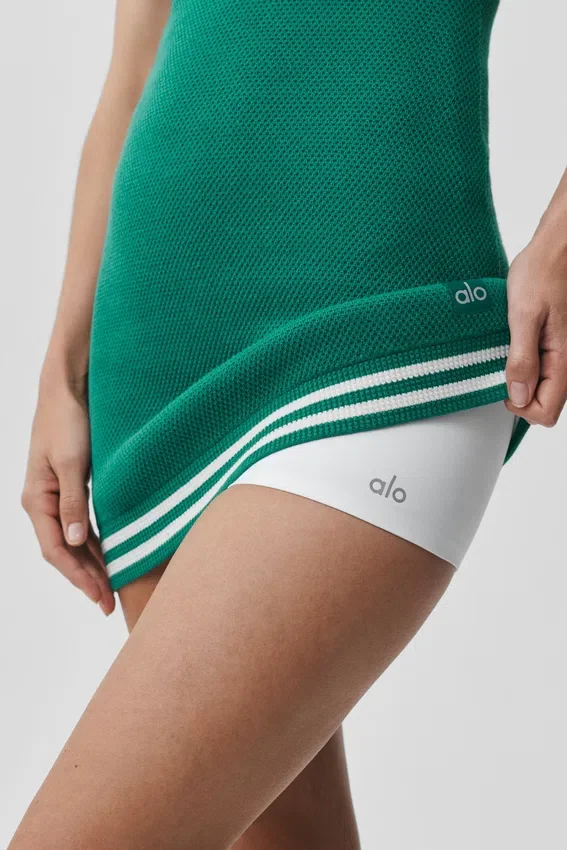 2" Alo Softsculpt shorts med middels høy midje – hvit