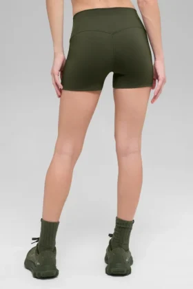 3″ Alo Softsculpt High-Waist Precision Shorts – grønn oliven