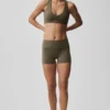 3" Alo Softsculpt High-Waist Precision Shorts – oliventrær