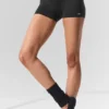 3" Alo Softsculpt High-Waist Precision-shorts – svart