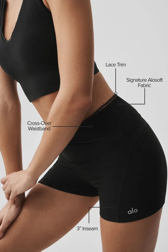 3" Alosoft Affection Shorts – svart