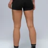 3" High-Waist Airlift-shorts – svart