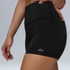 3" High-Waist Airlift-shorts – svart