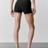 3" High-Waist Airlift Sleek Short – svart