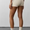 3" High-Waist Alosoft Carefree Shorts – Oatmeal Heather