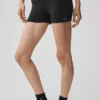 3" High-Waist Alosoft Carefree Shorts – svart