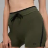 4" High-Waist Airbrush Race Pace Shorts – grønn oliven/svart