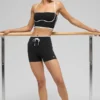 4" High-Waist Airbrush Race Pace Shorts – svart/hvit