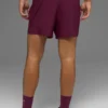 5" Adapt løpeshorts – burgunder