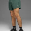 5" Adapt løpeshorts – Clover Green