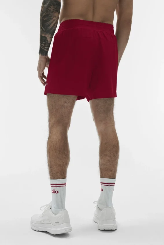 5" Adapt løpeshorts – Garnet