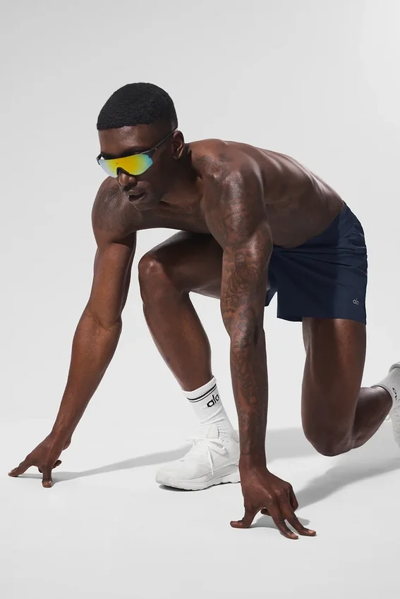 5" Adapt løpeshorts – Navy
