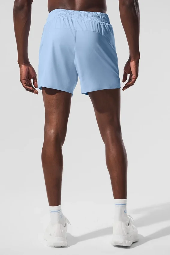 5" Adapt løpeshorts – Seashell Blue