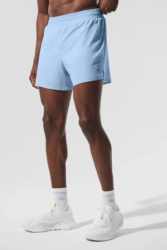 5" Adapt løpeshorts – Seashell Blue