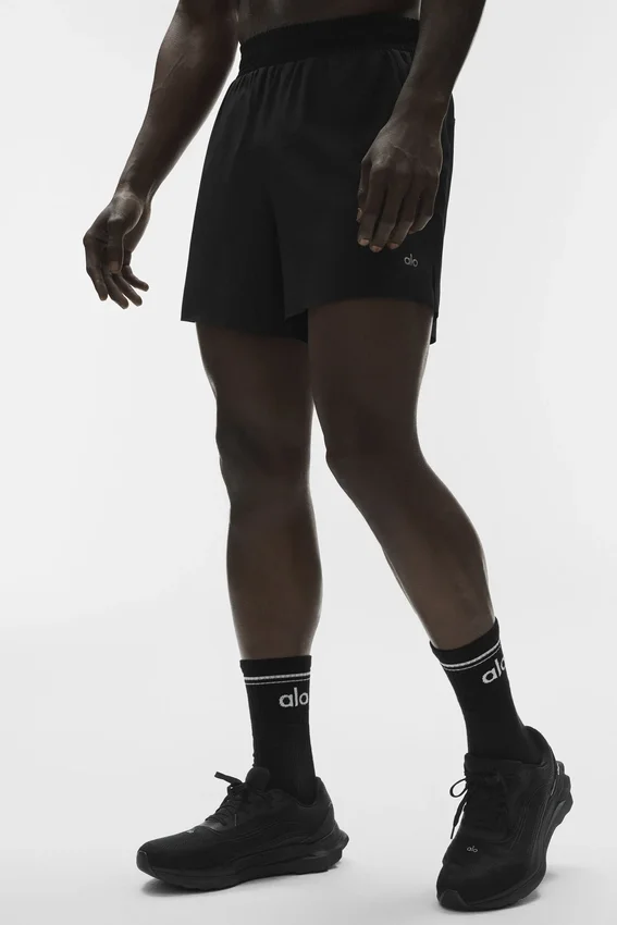 5" Adapt løpeshorts – svart