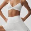 5" Airbrush-High-Waist Biker Shorts – hvit