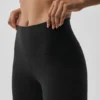 5" Airbrush-sykkelshorts med High-Waist – svart