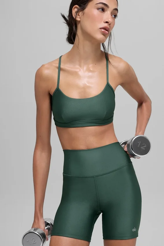 5" Airlift Energy Shorts – Clover Green