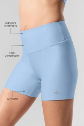 5″ Airlift Energy-shorts – Seashell Blue