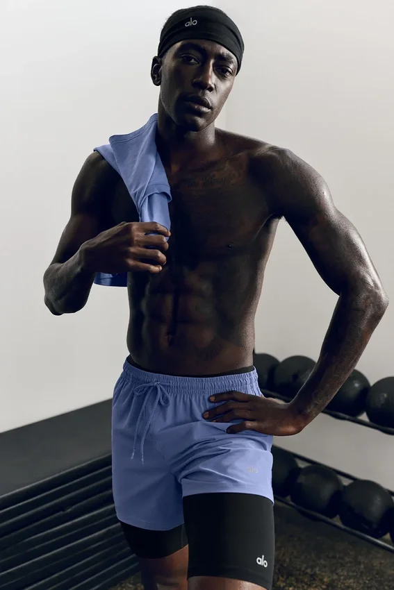 5" Circuit Shorts – Provence Blue