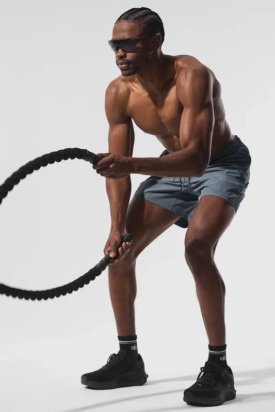 5" Circuit Shorts – Steel Grey