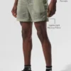 5" Game Time Ripstop 2-i-1 Shorts – Limestone/svart