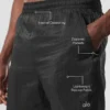 5" Game Time Ripstop 2-i-1 Shorts – svart/svart