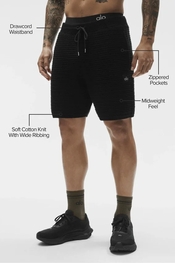 5" Shift Knit Shorts – Black