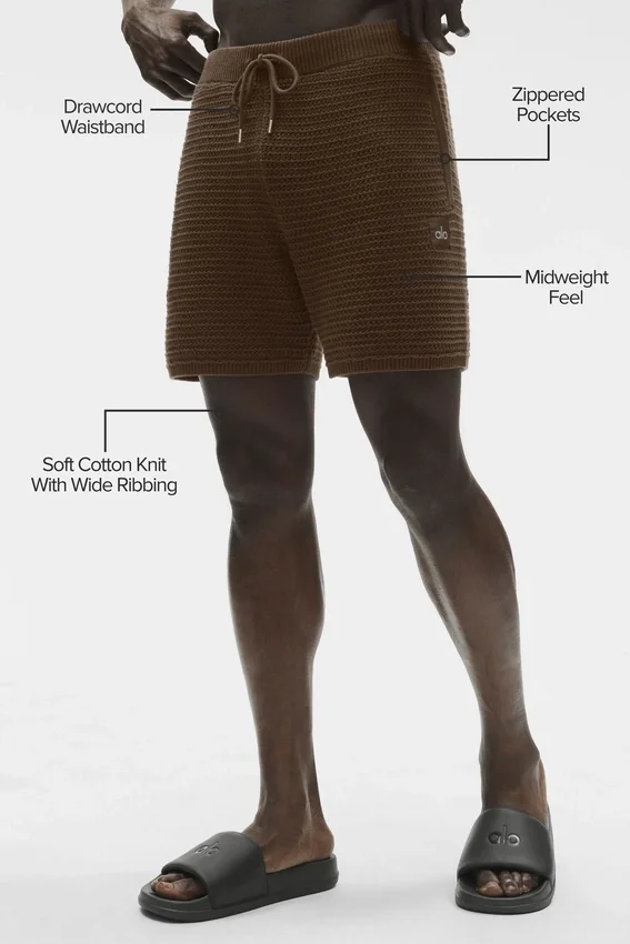 5" Shift Knit Shorts – Espresso