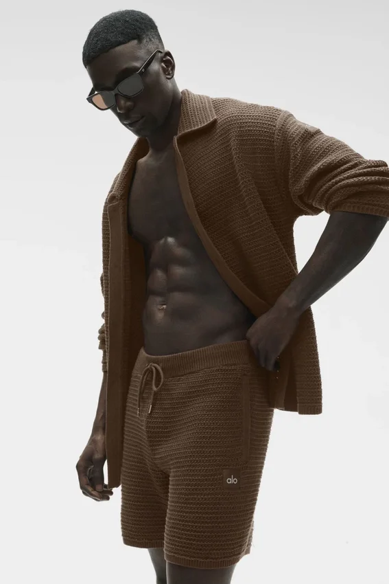 5" Shift Knit Shorts – Espresso