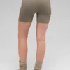 5" sømløse ribbede Favorite-Shorts – lys kakao
