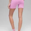 5" sømløse ribbestrikkede Favorite-Shorts – Candy Heart Pink