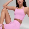 5" sømløse ribbestrikkede Favorite-Shorts – Candy Heart Pink