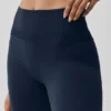 5" sømløse ribbestrikkede Favorite-Shorts – Navy