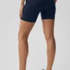 5" sømløse ribbestrikkede Favorite-Shorts – Navy