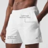 5" Traction løpeshorts – hvit