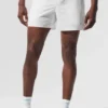 5" Traction løpeshorts – hvit